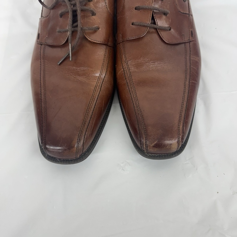 Florsheim Square Toe Brown Leather Oxford Men's Shoes Size 11 D - Picture 5 of 5